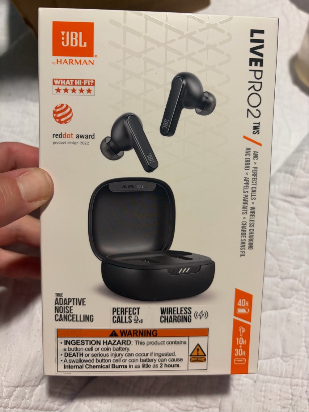 JBL Live Pro 2 TWS Earbuds — Black